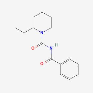 molecular formula C15H20N2O2 B4105362 N-benzoyl-2-ethylpiperidine-1-carboxamide 