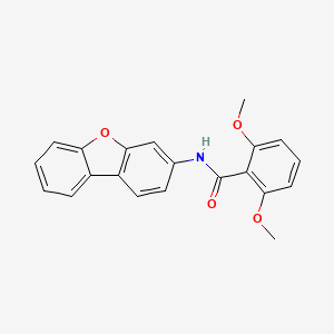 molecular formula C21H17NO4 B4105626 N-(dibenzo[b,d]furan-3-yl)-2,6-dimethoxybenzamide 