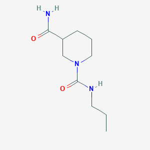 molecular formula C10H19N3O2 B4105674 N1-PROPYLPIPERIDINE-13-DICARBOXAMIDE 