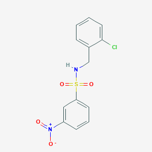 molecular formula C13H11ClN2O4S B410603 N-(2-chlorobenzyl)-3-nitrobenzenesulfonamide 