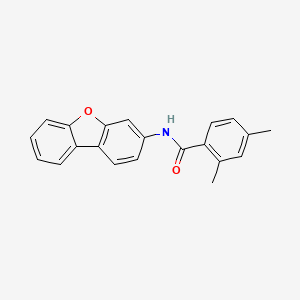 molecular formula C21H17NO2 B4106344 N-(dibenzo[b,d]furan-3-yl)-2,4-dimethylbenzamide 