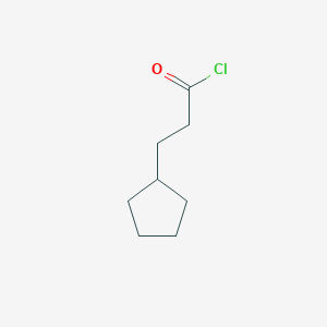molecular formula C8H13ClO B041068 3-Cyclopentylpropionyl chloride CAS No. 104-97-2