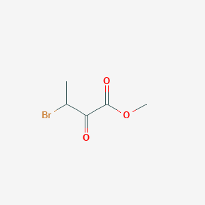 molecular formula C5H7BrO3 B041072 Methyl 3-bromo-2-oxobutanoate CAS No. 34329-73-2