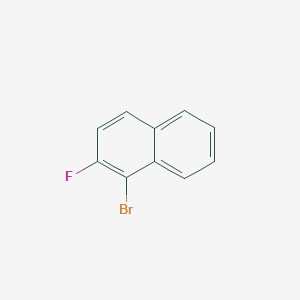 molecular formula C10H6BrF B041077 1-Bromo-2-fluoronaphthalene CAS No. 342-55-2