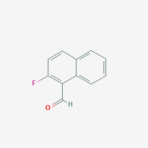 molecular formula C11H7FO B041080 1-Naphthalenecarboxaldehyde, 2-fluoro- CAS No. 82128-49-2