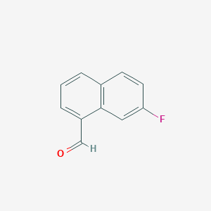 molecular formula C11H7FO B041081 7-Fluoronaphthalene-1-carbaldehyde CAS No. 82128-59-4