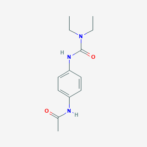 molecular formula C13H19N3O2 B410839 N-[4-(diethylcarbamoylamino)phenyl]acetamide CAS No. 329227-88-5
