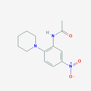 molecular formula C13H17N3O3 B410881 N-(5-nitro-2-piperidin-1-ylphenyl)acetamide 