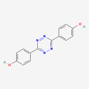 molecular formula C14H10N4O2 B4109079 Phenol, 4,4'-(1,2,4,5-tetrazine-3,6-diyl)bis- CAS No. 118795-59-8