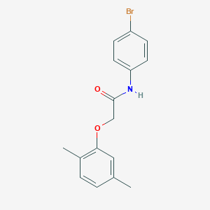molecular formula C16H16BrNO2 B410933 N-(4-bromophenyl)-2-(2,5-dimethylphenoxy)acetamide 