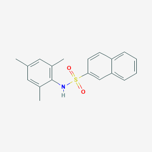 molecular formula C19H19NO2S B411001 N-mesityl-2-naphthalenesulfonamide 