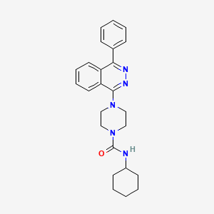 molecular formula C25H29N5O B4110239 N-cyclohexyl-4-(4-phenylphthalazin-1-yl)piperazine-1-carboxamide 