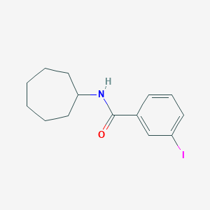 molecular formula C14H18INO B411036 N-cycloheptyl-3-iodobenzamide 