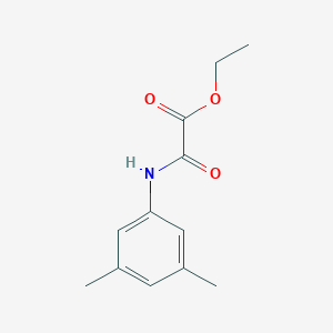 molecular formula C12H15NO3 B411043 Ethyl [(3,5-dimethylphenyl)amino](oxo)acetate CAS No. 333441-77-3