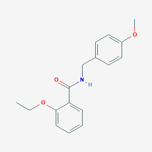 molecular formula C17H19NO3 B411053 2-ethoxy-N-(4-methoxybenzyl)benzamide 