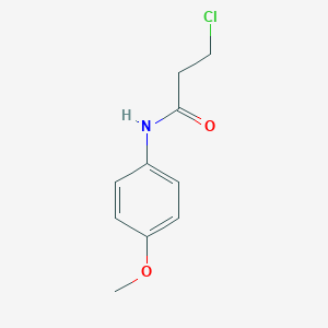 molecular formula C10H12ClNO2 B041106 3-氯-n-(4-甲氧基苯基)丙酰胺 CAS No. 19313-87-2