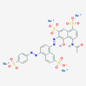 molecular formula C28H21N5NaO14S4 B041108 CID 156588402 CAS No. 2519-30-4