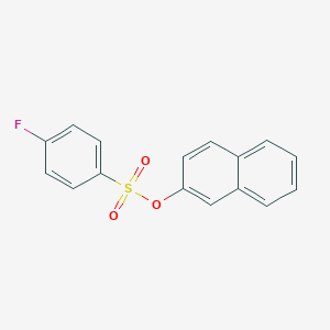 molecular formula C16H11FO3S B411154 2-Naphthyl 4-fluorobenzenesulfonate CAS No. 333311-05-0