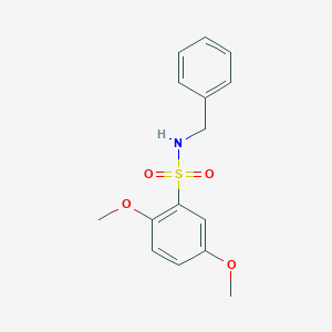 molecular formula C15H17NO4S B411169 N-benzyl-2,5-dimethoxybenzenesulfonamide CAS No. 197727-60-9