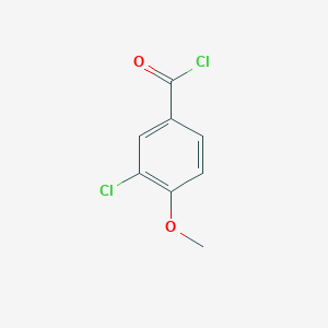 molecular formula C8H6Cl2O2 B041123 3-Chloro-4-methoxybenzoyl chloride CAS No. 36590-49-5