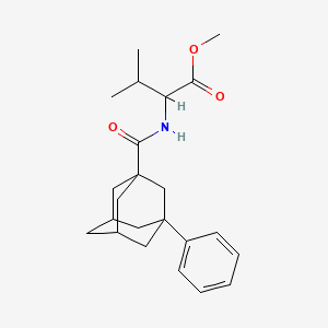 molecular formula C23H31NO3 B4113052 methyl N-[(3-phenyl-1-adamantyl)carbonyl]valinate 