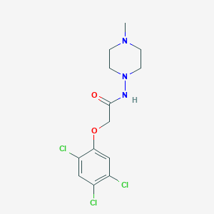 molecular formula C13H16Cl3N3O2 B4113066 N-(4-methylpiperazin-1-yl)-2-(2,4,5-trichlorophenoxy)acetamide 