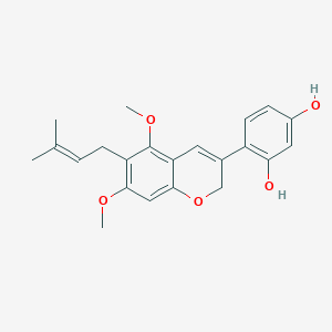 molecular formula C22H24O5 B041141 dehydroglyasperin D CAS No. 517885-72-2