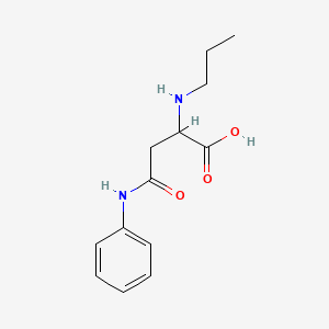 molecular formula C13H18N2O3 B4114105 N-phenyl-N~2~-propylasparagine 