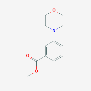 molecular formula C12H15NO3 B041146 3-吗啉甲苯甲酸甲酯 CAS No. 197172-69-3