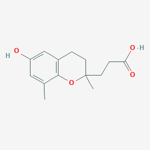 molecular formula C14H18O4 B041152 delta-CEHC CAS No. 84599-16-6