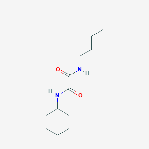 molecular formula C13H24N2O2 B4115251 N'-cyclohexyl-N-pentyloxamide 
