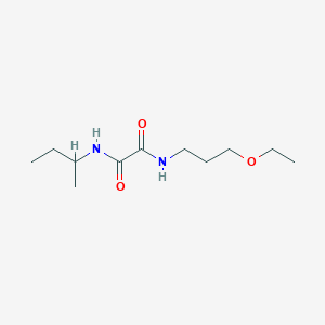 molecular formula C11H22N2O3 B4115375 N'-butan-2-yl-N-(3-ethoxypropyl)oxamide 