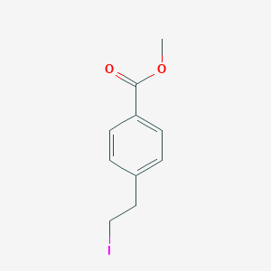 molecular formula C10H11IO2 B041160 4-(2-碘乙基)苯甲酸甲酯 CAS No. 1065269-88-6