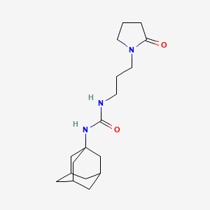 molecular formula C18H29N3O2 B4116046 N-(1-ADAMANTYL)-N'-[3-(2-OXO-1-PYRROLIDINYL)PROPYL]UREA 