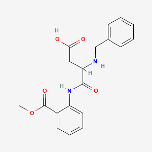 molecular formula C19H20N2O5 B4116229 N~2~-benzyl-N-[2-(methoxycarbonyl)phenyl]-alpha-asparagine 