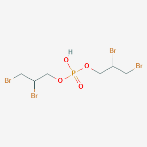 molecular formula C6H11Br4O4P B041166 Bis(2,3-dibromopropyl) hydrogen phosphate CAS No. 5412-25-9