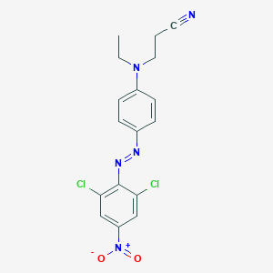 molecular formula C17H15Cl2N5O2 B041169 Disperse Orange 37 CAS No. 13301-61-6