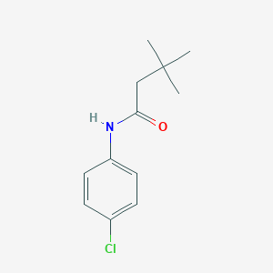 molecular formula C12H16ClNO B411716 N-(4-chlorophenyl)-3,3-dimethylbutanamide 