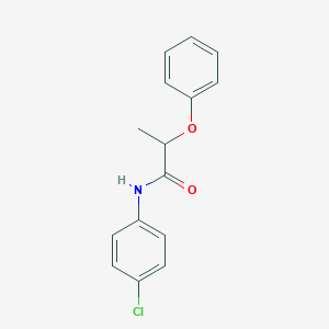 molecular formula C15H14ClNO2 B411721 N-(4-chlorophenyl)-2-phenoxypropanamide 