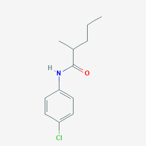 molecular formula C12H16ClNO B411728 N-(4-chlorophenyl)-2-methylpentanamide 