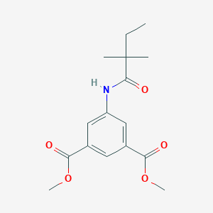 molecular formula C16H21NO5 B411732 Dimethyl 5-[(2,2-dimethylbutanoyl)amino]isophthalate 