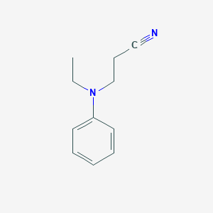 molecular formula C11H14N2 B041174 N-(2-Cyanoethyl)-N-ethylaniline CAS No. 148-87-8
