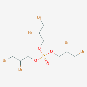 molecular formula C9H15Br6O4P B041175 三(2,3-二溴丙基)磷酸酯 CAS No. 126-72-7