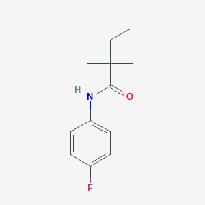 molecular formula C12H16FNO B411752 N-(4-fluorophenyl)-2,2-dimethylbutanamide 