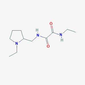 molecular formula C11H21N3O2 B4117763 N-ethyl-N'-[(1-ethylpyrrolidin-2-yl)methyl]ethanediamide 