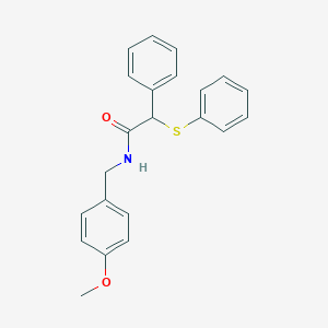 B411781 N-(4-methoxybenzyl)-2-phenyl-2-(phenylsulfanyl)acetamide CAS No. 335398-30-6