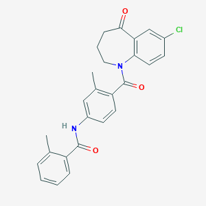 molecular formula C26H23ClN2O3 B041179 Dehydrotolvaptan CAS No. 137973-76-3