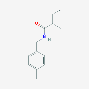 molecular formula C13H19NO B411794 2-methyl-N-[(4-methylphenyl)methyl]butanamide 