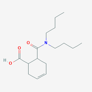 6-[(Dibutylamino)carbonyl]-3-cyclohexene-1-carboxylic acid
