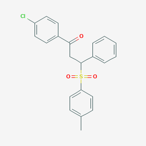 1-(4-Chlorophenyl)-3-[(4-methylphenyl)sulfonyl]-3-phenyl-1-propanone